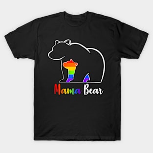 LGBT Mama Bear Gay Pride Equal Rights Mom Love Hug T-Shirt